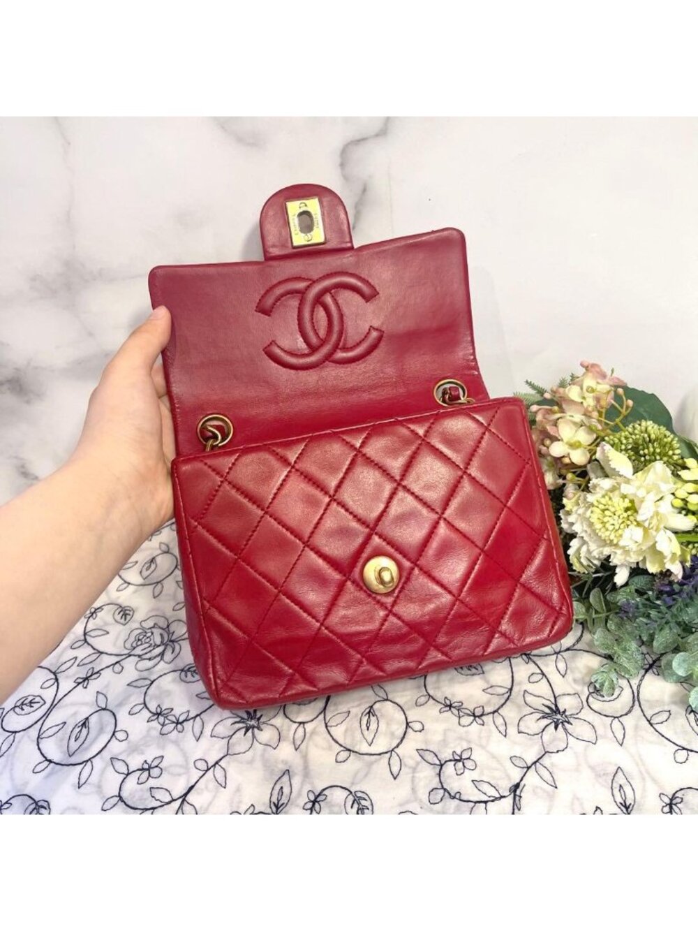 ★SOLD★ Chanel Vintage Quilted Double Flap - Picture 10 of 12